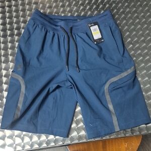 Under Armour Men's Navy and Gray Athletic Shorts